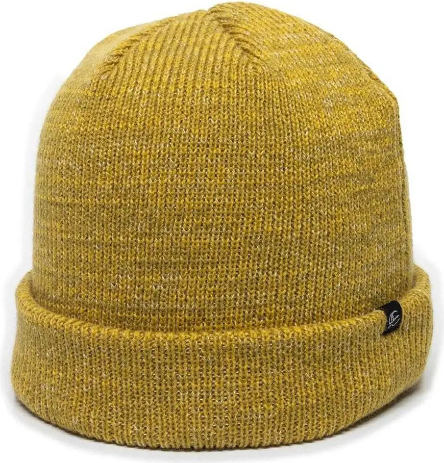 OC Sports OC804 Watch Beanie with Cuff - Mustard - Gold / One Size Fits Most