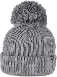 OC Sports OC806 Acrylic Knit 3’’ Cuff Beanie - Charcoal - Dark Gray / One Size Fits Most