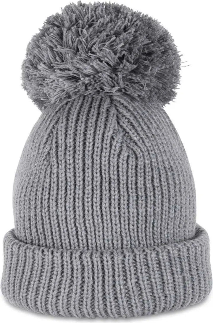 OC Sports OC806 Acrylic Knit 3’’ Cuff Beanie - Charcoal - Dark Gray / One Size Fits Most