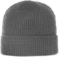 OC Sports OC808 Acrylic Waffle Knit Cuff Beanie - Charcoal - Dark Gray / One Size Fits Most