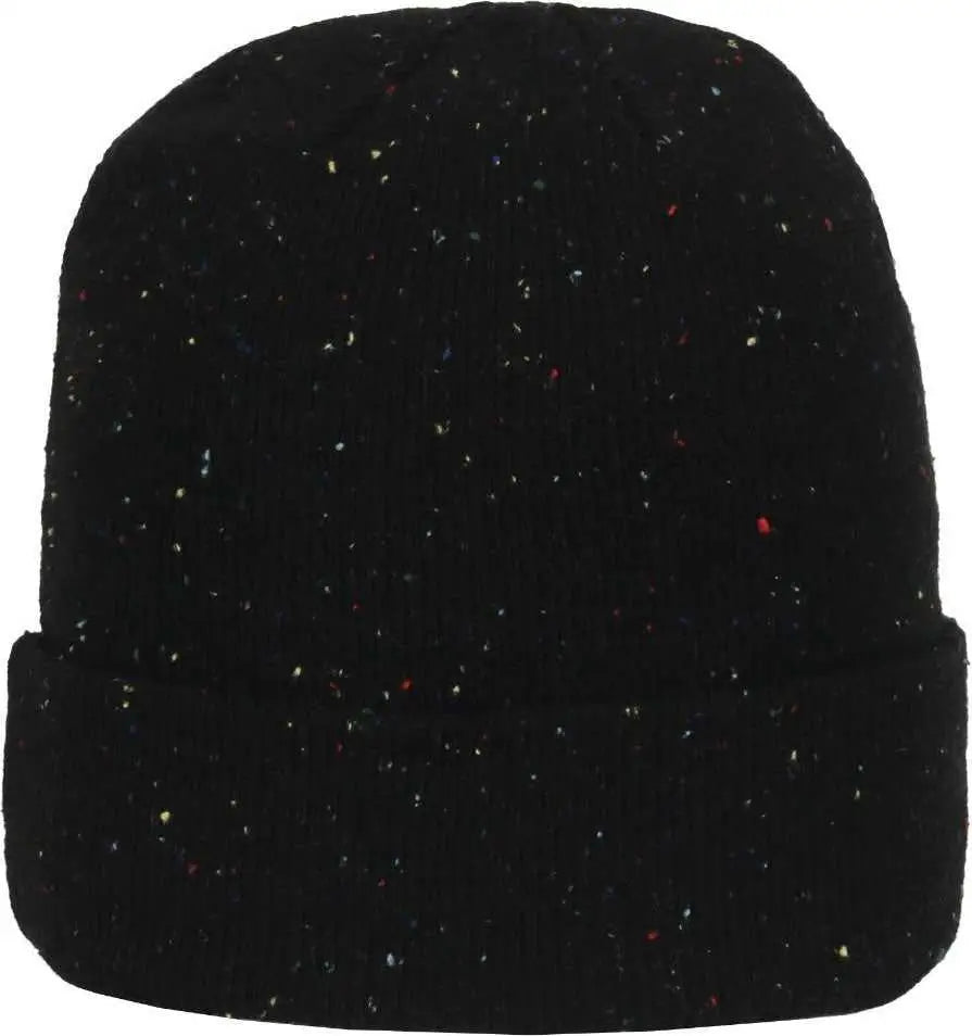 OC Sports OC809 Acrylic Watch Beanier with Cuff - Black Slub - Slub / OSFM