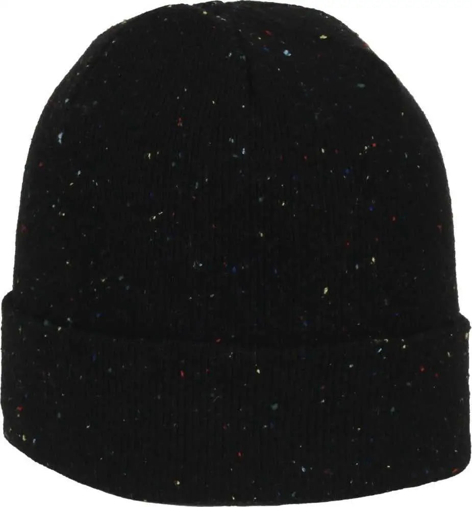 OC Sports OC809 Acrylic Watch Beanier with Cuff - Black Slub - Slub / OSFM