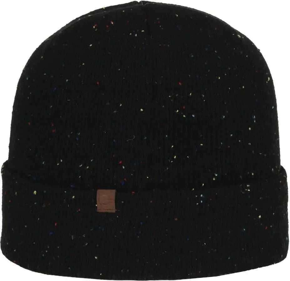 OC Sports OC809 Acrylic Watch Beanier with Cuff - Black Slub - Slub / OSFM