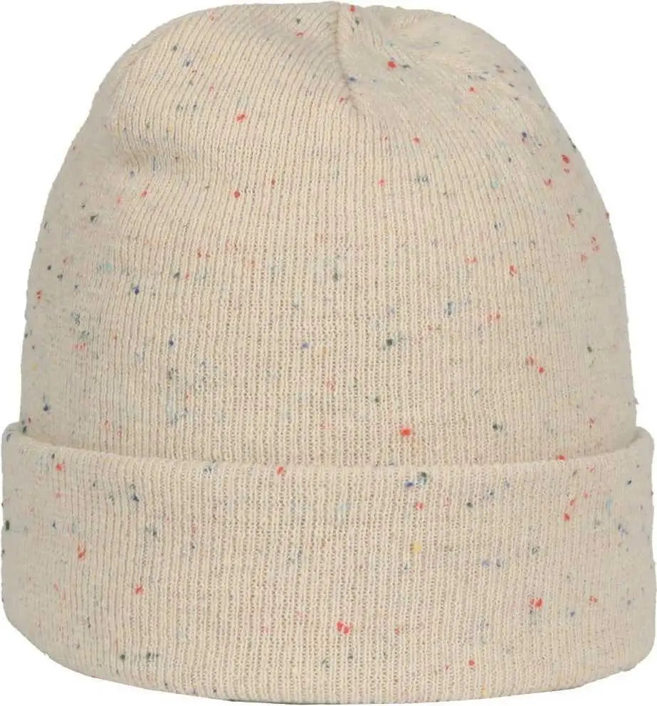 OC Sports OC809 Acrylic Watch Beanier with Cuff - Ivory Slub - Slub / OSFM