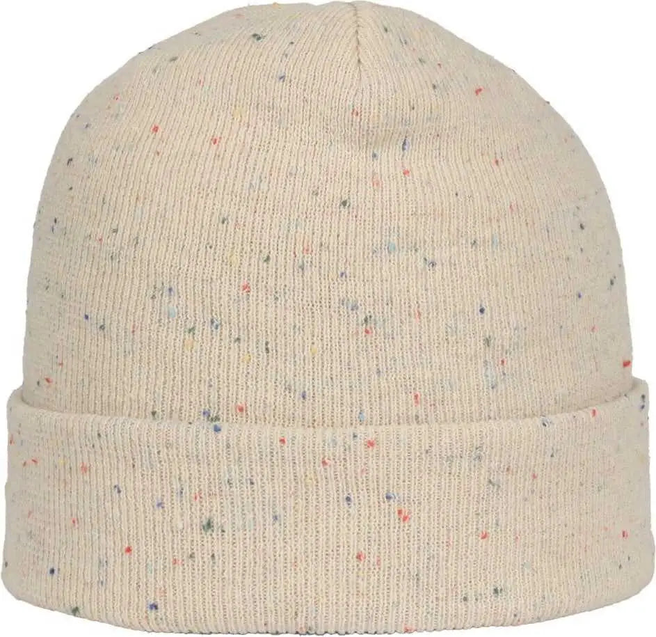 OC Sports OC809 Acrylic Watch Beanier with Cuff - Ivory Slub - Slub / OSFM