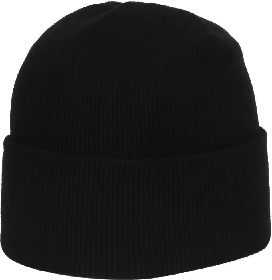 OC Sports OC870 Stretch Watch Beanie with Cuff - Black - Black / OSFM