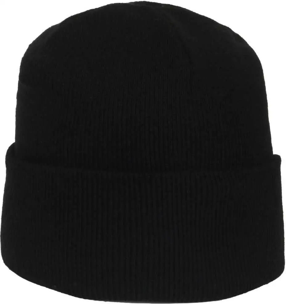 OC Sports OC870 Stretch Watch Beanie with Cuff - Black - Black / OSFM