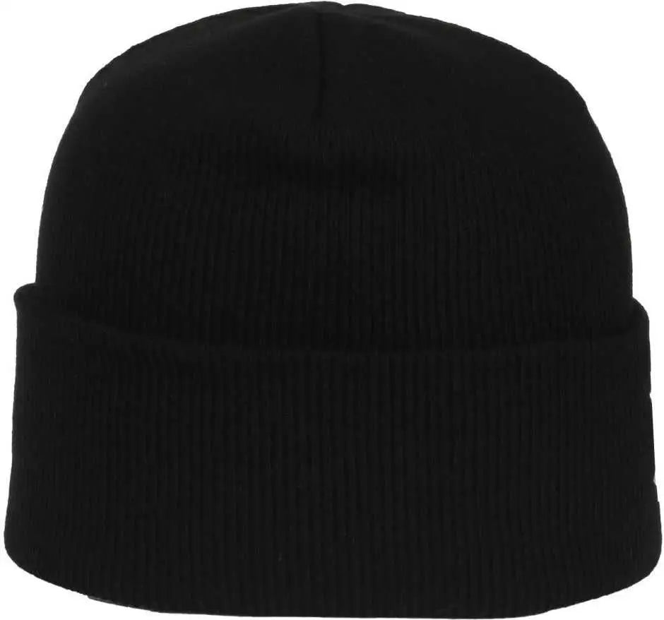OC Sports OC870 Stretch Watch Beanie with Cuff - Black - Black / OSFM
