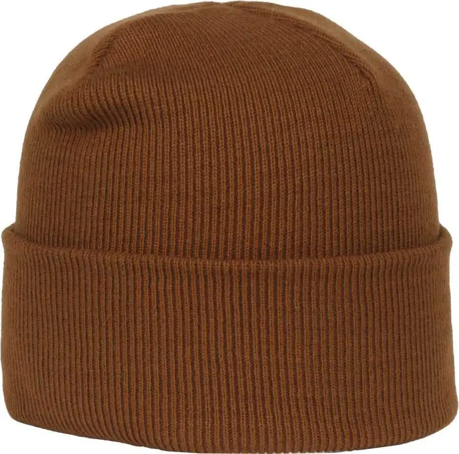 OC Sports OC870 Stretch Watch Beanie with Cuff - Brown - Brown / OSFM