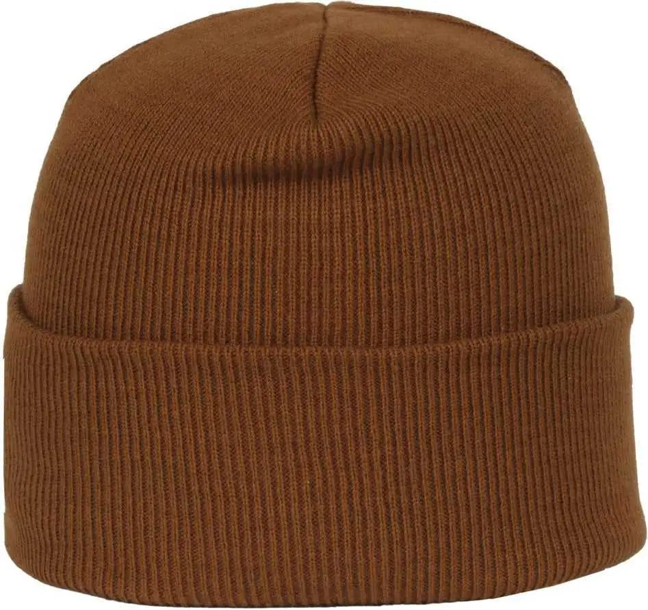 OC Sports OC870 Stretch Watch Beanie with Cuff - Brown - Brown / OSFM
