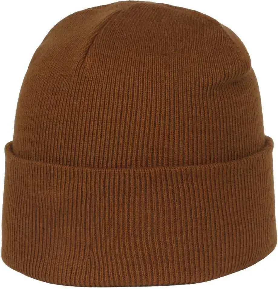 OC Sports OC870 Stretch Watch Beanie with Cuff - Brown - Brown / OSFM