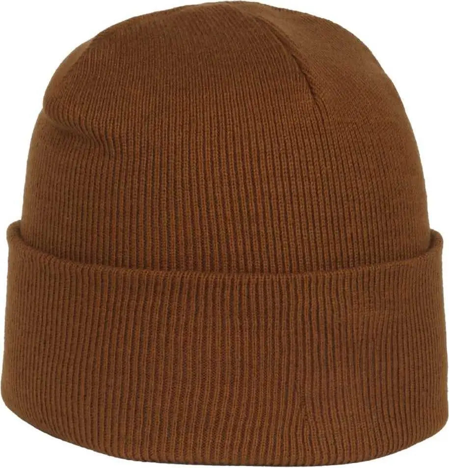 OC Sports OC870 Stretch Watch Beanie with Cuff - Brown - Brown / OSFM