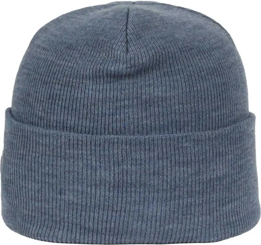 OC Sports OC870 Stretch Watch Beanie with Cuff - Heathered Blue - Heathered Blue / OSFM