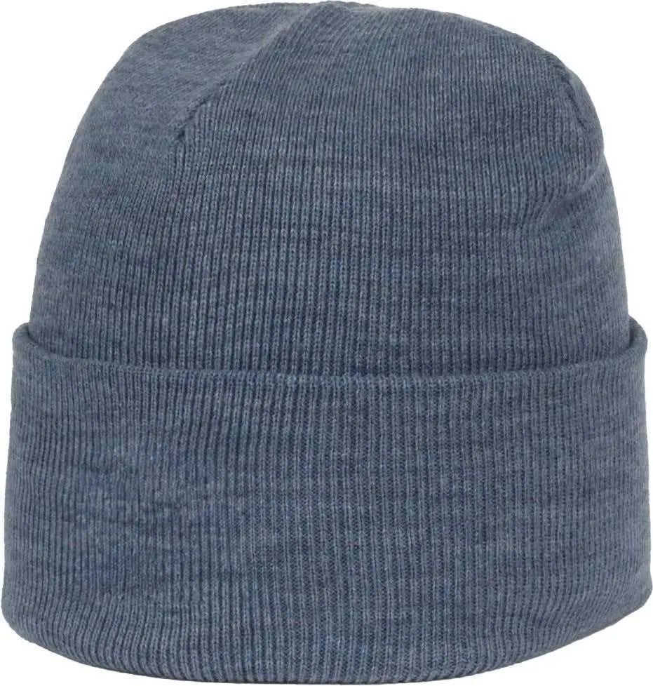 OC Sports OC870 Stretch Watch Beanie with Cuff - Heathered Blue - Heathered Blue / OSFM