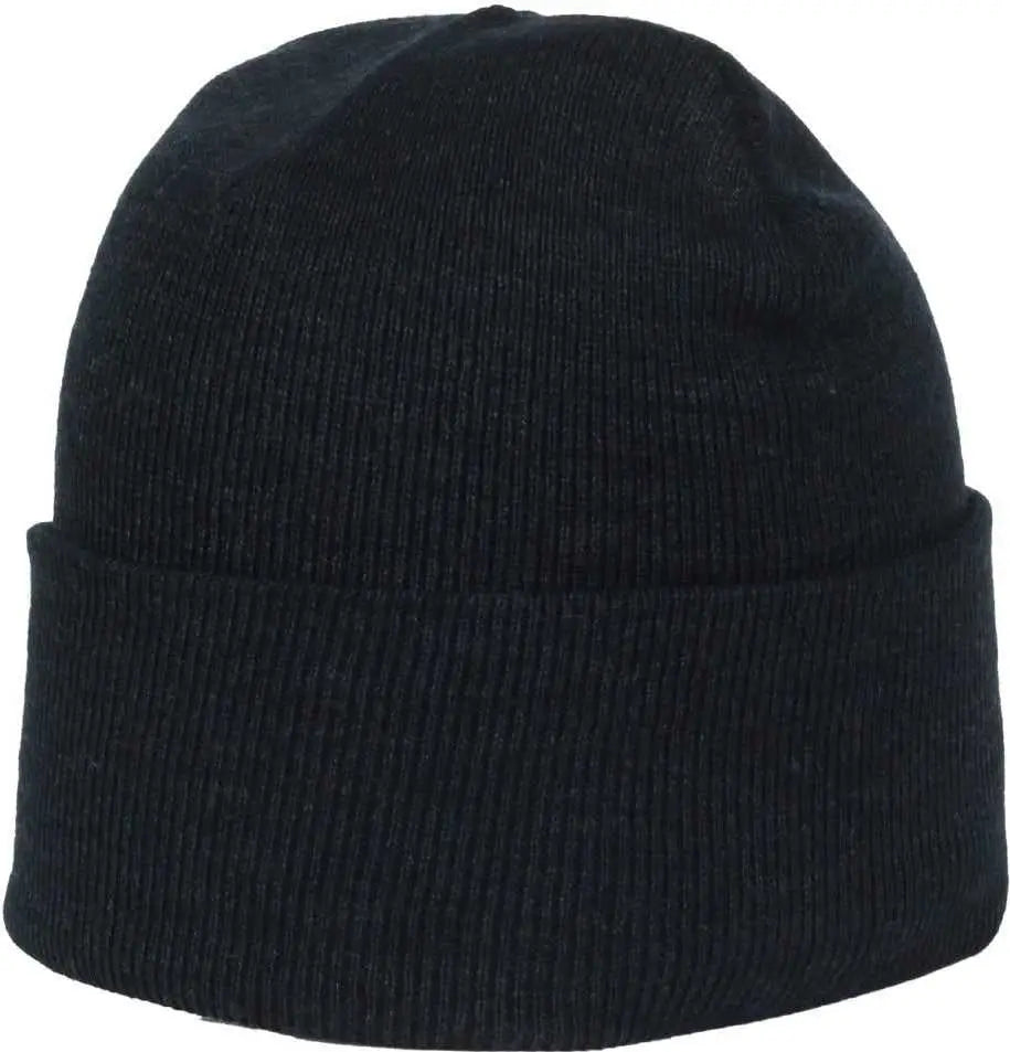 OC Sports OC870 Stretch Watch Beanie with Cuff - Heathered Navy - Heathered Navy / OSFM