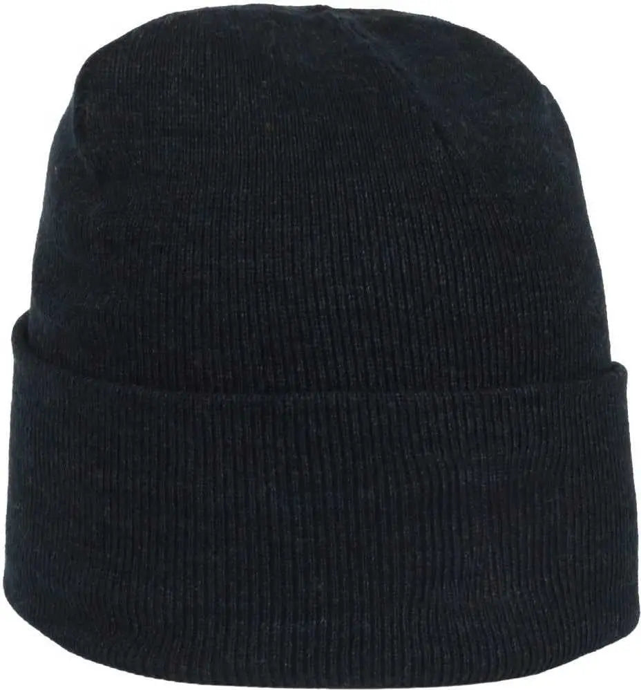 OC Sports OC870 Stretch Watch Beanie with Cuff - Heathered Navy - Heathered Navy / OSFM
