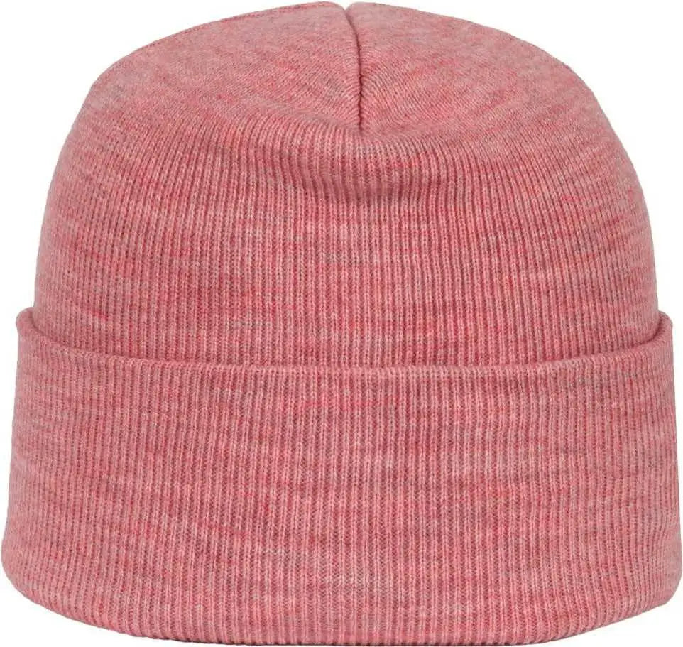 OC Sports OC870 Stretch Watch Beanie with Cuff - Heathered Red - Heathered Red / OSFM