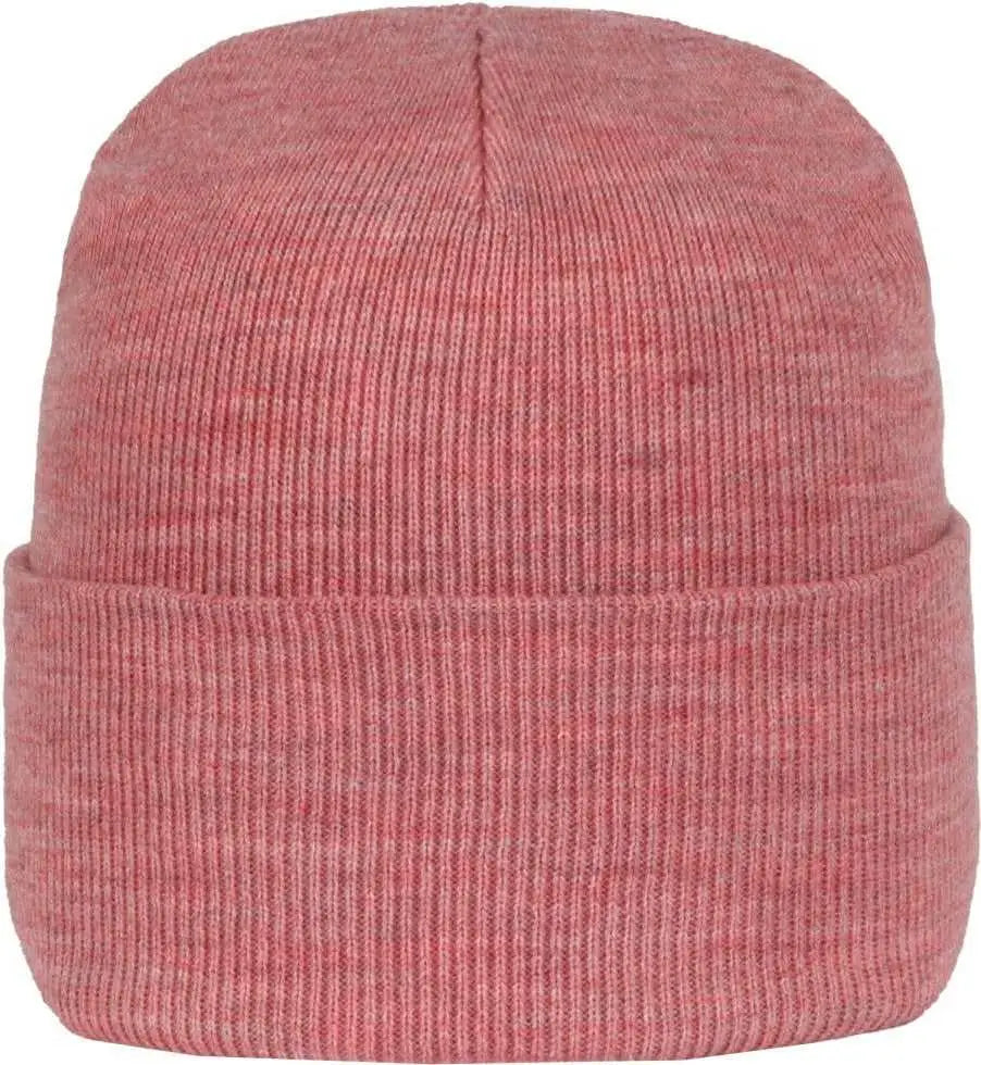 OC Sports OC870 Stretch Watch Beanie with Cuff - Heathered Red - Heathered Red / OSFM