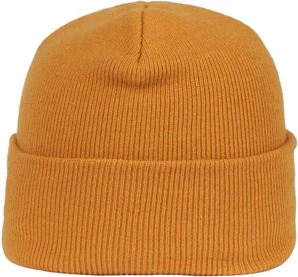 OC Sports OC870 Stretch Watch Beanie with Cuff - Mustard - Mustard / OSFM