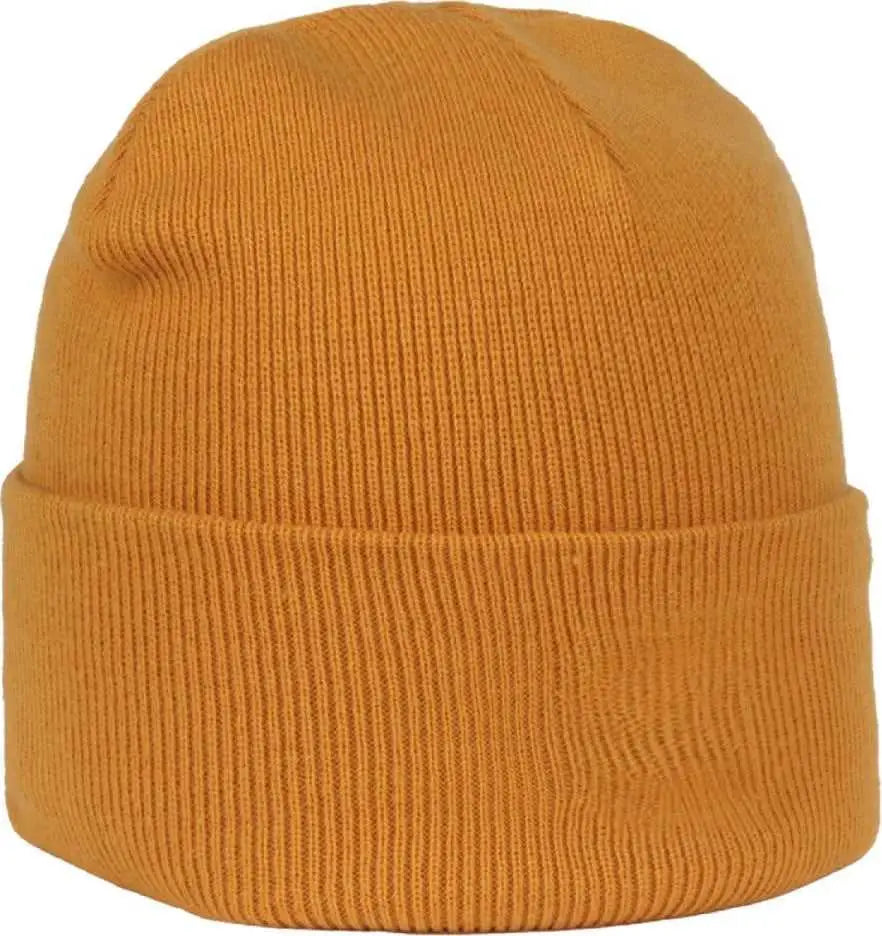 OC Sports OC870 Stretch Watch Beanie with Cuff - Mustard - Mustard / OSFM
