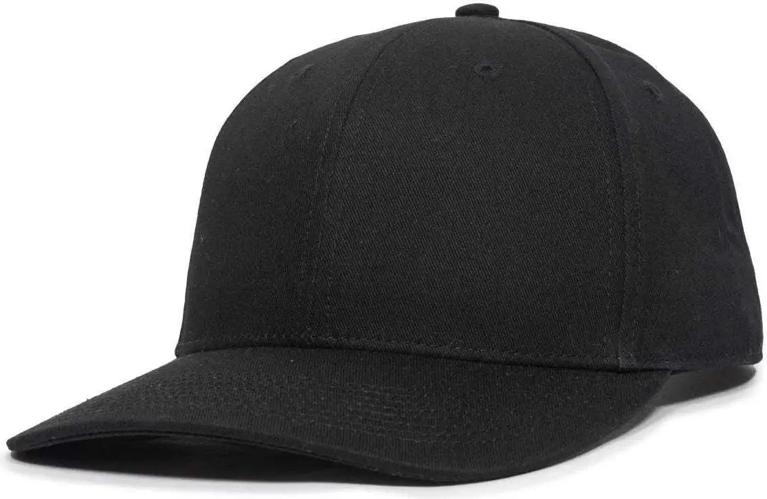 OC Sports OC871 Premium Modern Solid Back Cap - Black
