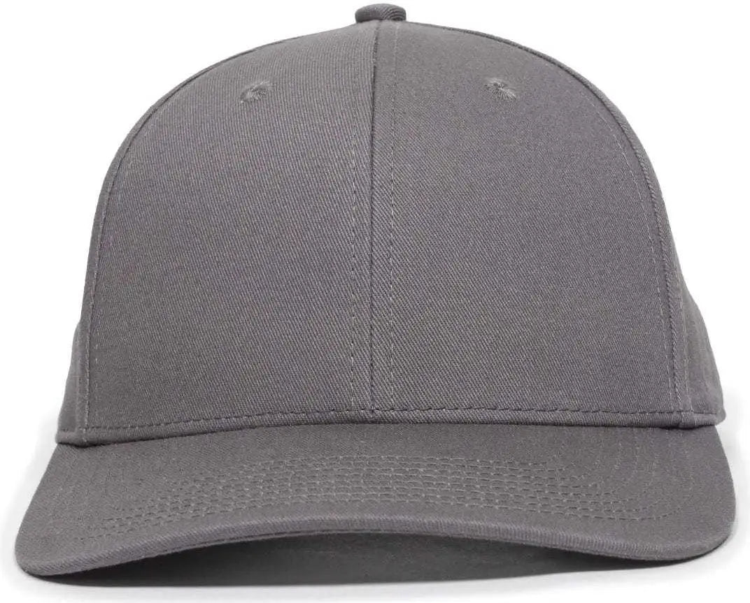 OC Sports OC871 Premium Modern Solid Back Cap - Charcoal