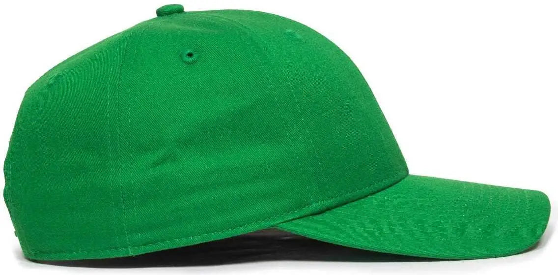 OC Sports OC871 Premium Modern Solid Back Cap - Kelly