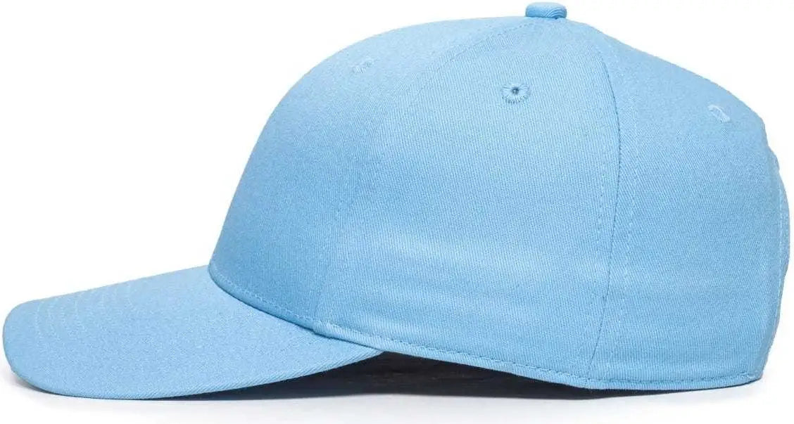 OC Sports OC871 Premium Modern Solid Back Cap Light Blue