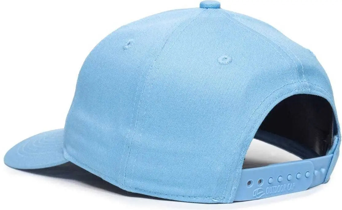 OC Sports OC871 Premium Modern Solid Back Cap Light Blue