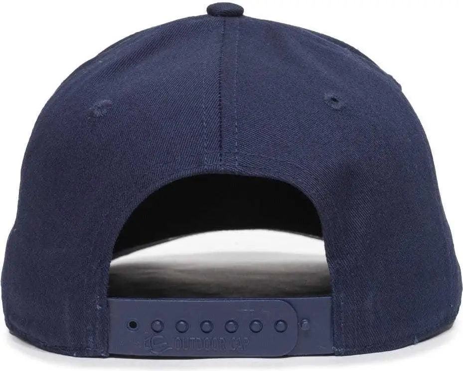 OC Sports OC871 Premium Modern Solid Back Cap - Navy