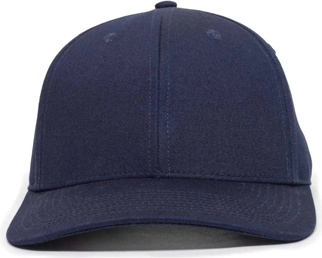 OC Sports OC871 Premium Modern Solid Back Cap - Navy