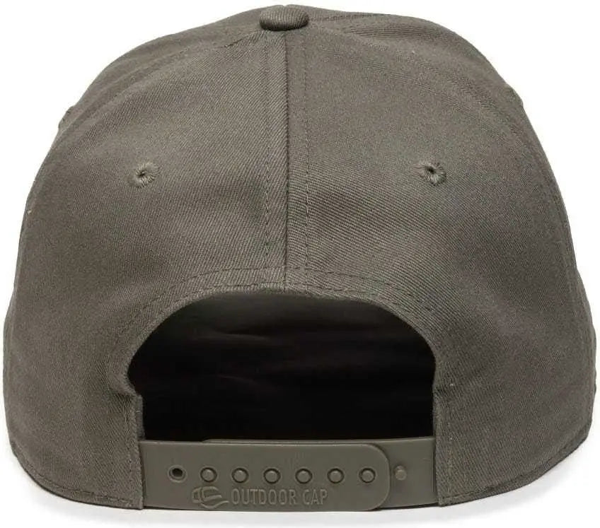 OC Sports OC871 Premium Modern Solid Back Cap - Olive - Olive / 6 7/8’’ - 7 1/2’’
