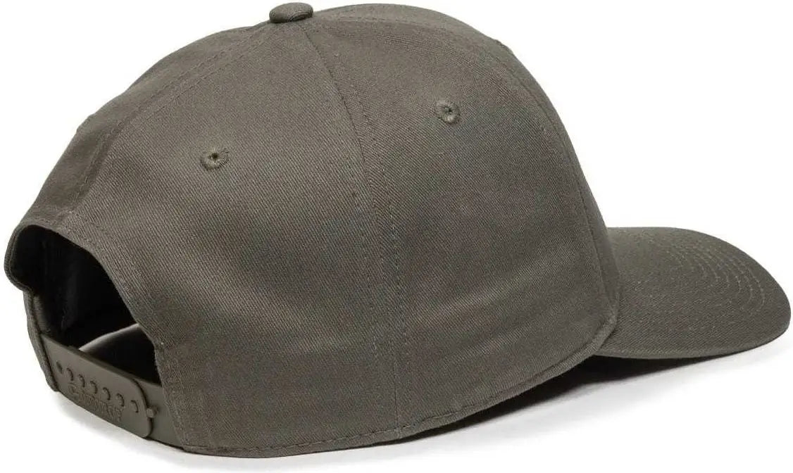 OC Sports OC871 Premium Modern Solid Back Cap - Olive - Olive / 6 7/8’’ - 7 1/2’’