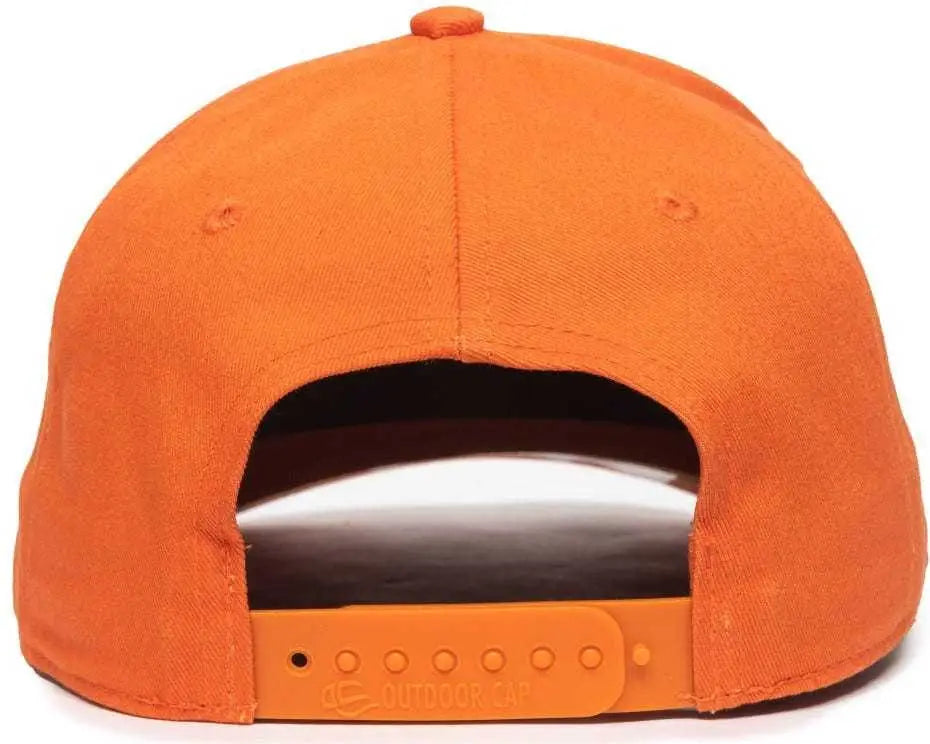 OC Sports OC871 Premium Modern Solid Back Cap - Orange