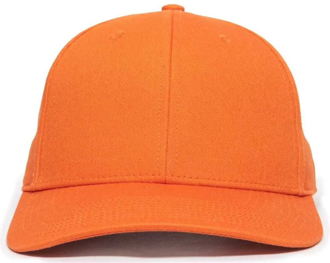 OC Sports OC871 Premium Modern Solid Back Cap - Orange