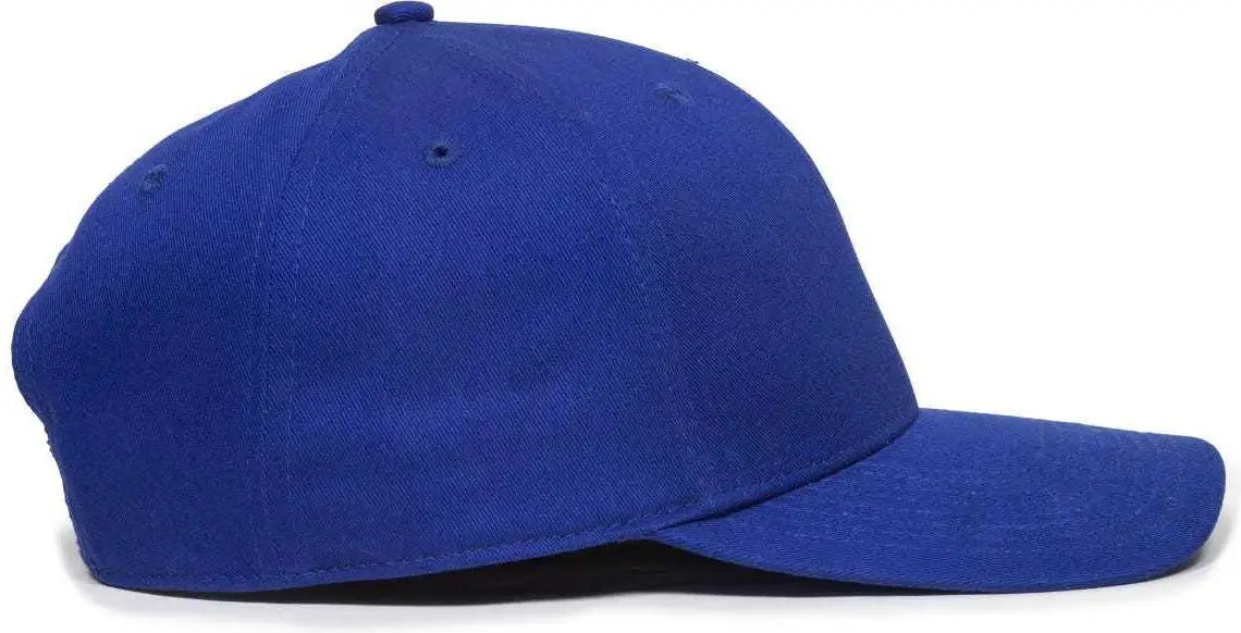 OC Sports OC871 Premium Modern Solid Back Cap - Royal