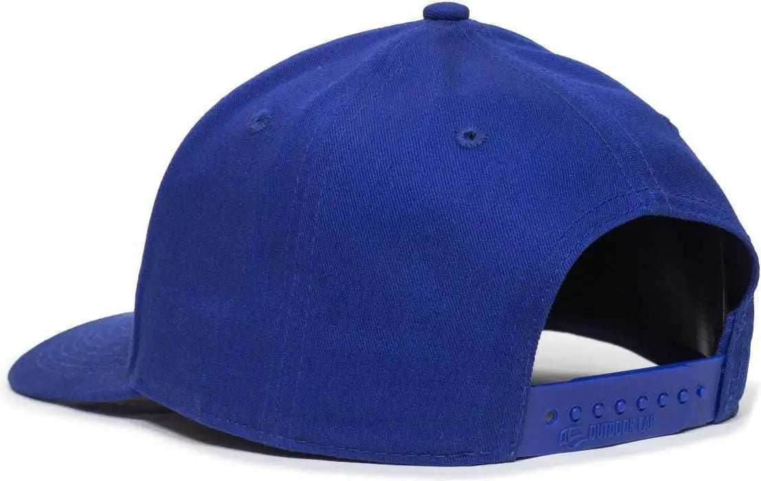 OC Sports OC871 Premium Modern Solid Back Cap - Royal
