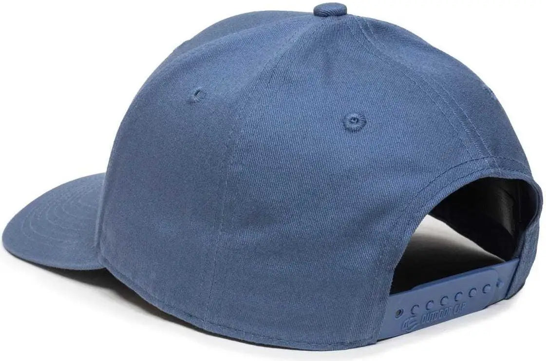 OC Sports OC871 Premium Modern Solid Back Cap - Slate - Dark Gray / 6 7/8’’ - 7 1/2’’