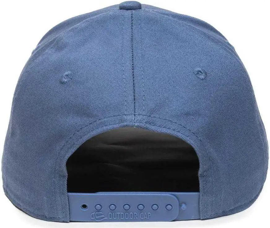 OC Sports OC871 Premium Modern Solid Back Cap - Slate - Dark Gray / 6 7/8’’ - 7 1/2’’