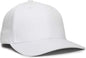 OC Sports OC871 Premium Modern Solid Back Cap - White - White / 6 7/8’’ - 7 1/2’’