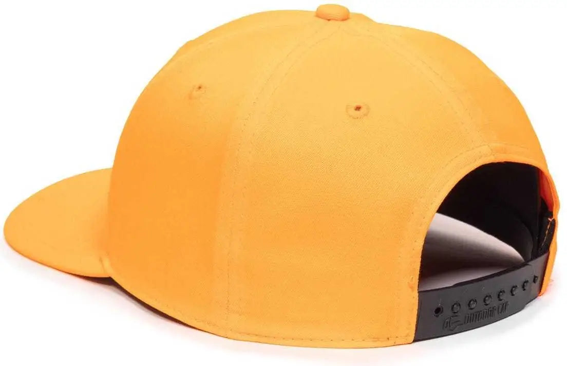 OC Sports OC871CAMO Premium Modern Solid Back Cap - Blaze - Blaze / 6 7/8’’ - 7 1/2’’