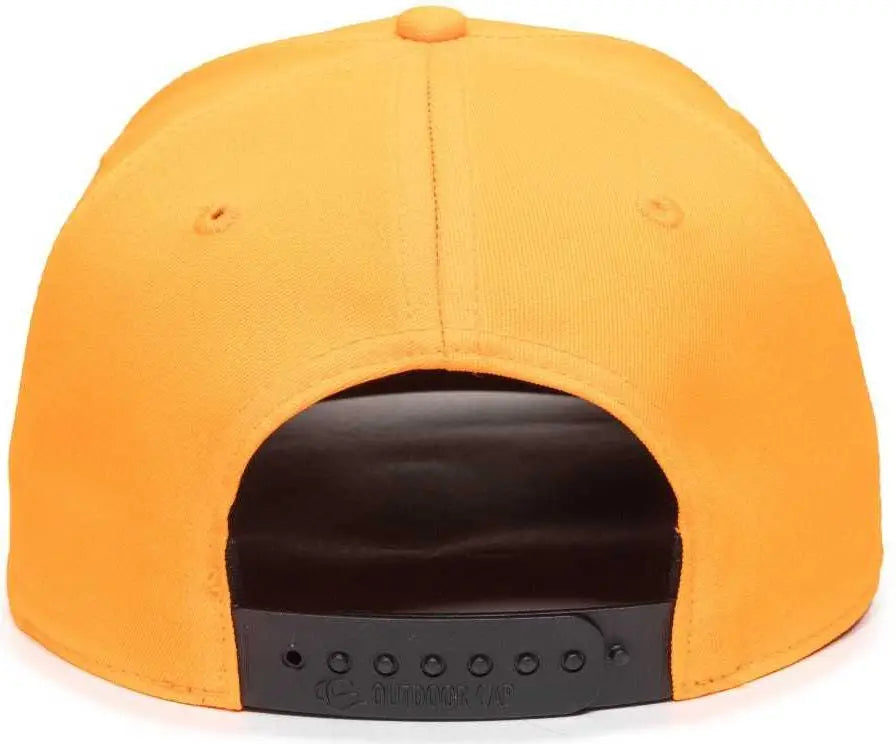 OC Sports OC871CAMO Premium Modern Solid Back Cap - Blaze - Blaze / 6 7/8’’ - 7 1/2’’