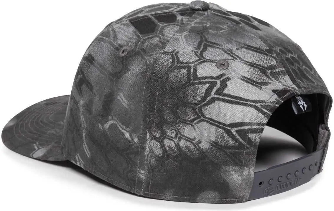 OC Sports OC871CAMO Premium Modern Solid Back Cap - Kryptek Raid - Kryptek / 6 7/8’’ - 7 1/2’’