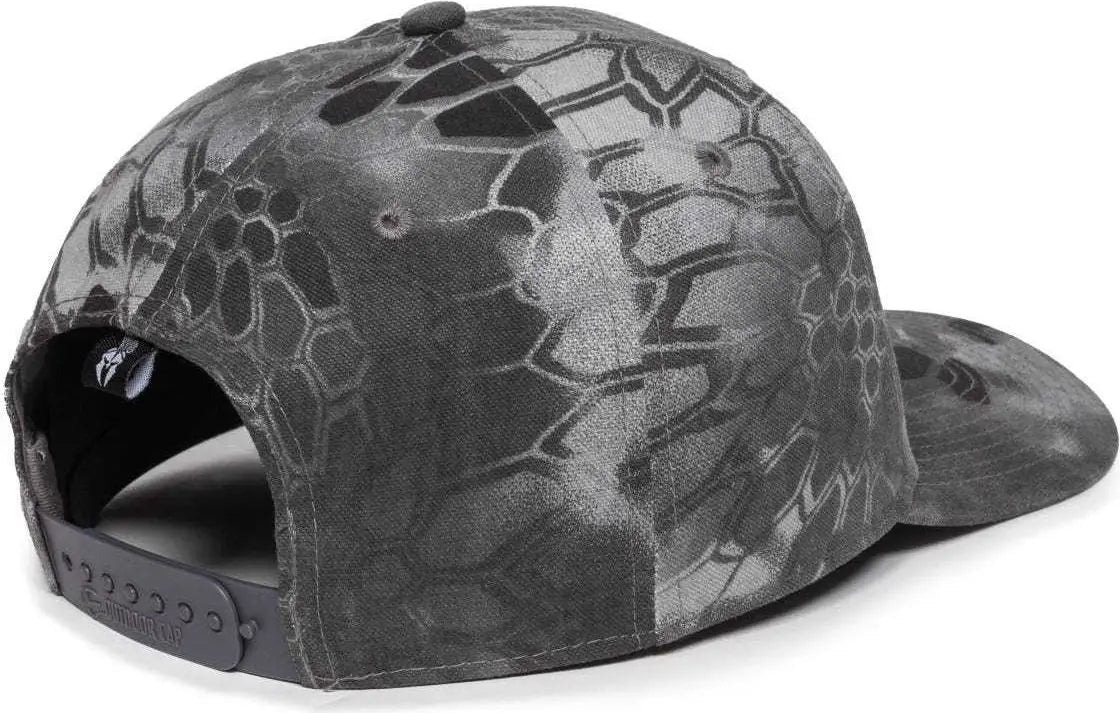 OC Sports OC871CAMO Premium Modern Solid Back Cap - Kryptek Raid - Kryptek / 6 7/8’’ - 7 1/2’’