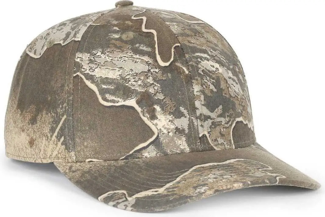 OC Sports OC871CAMO Premium Modern Solid Back Cap - Realtree Excape - Realtree / 6 7/8’’ - 7 1/2’’