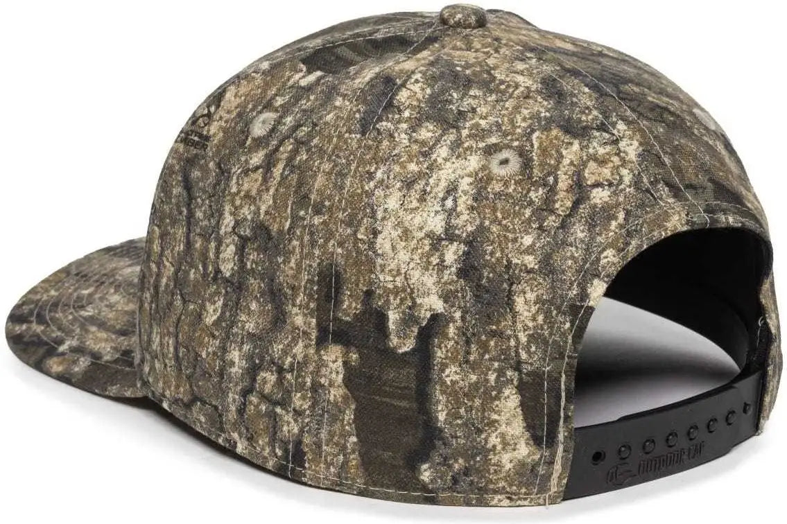 OC Sports OC871CAMO Premium Modern Solid Back Cap - Realtree Timber - Realtree / 6 7/8’’ - 7 1/2’’