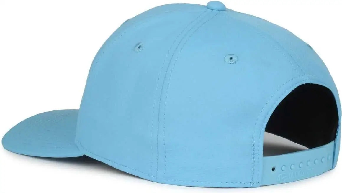OC Sports OC871PF Solid Pro Crown Polyester Cap - Columbia Blue