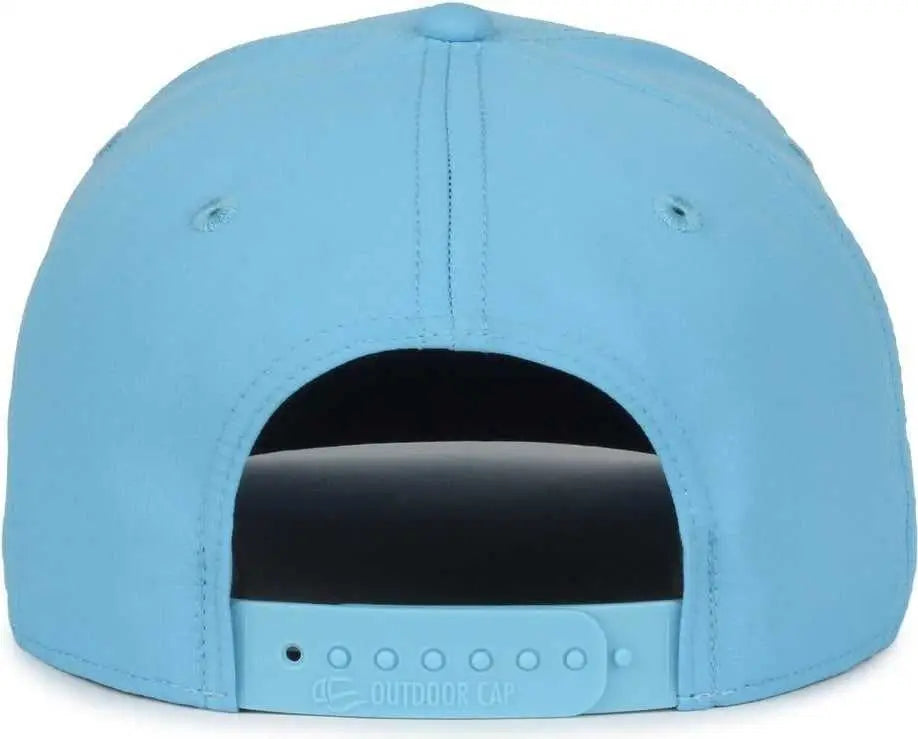 OC Sports OC871PF Solid Pro Crown Polyester Cap - Columbia Blue