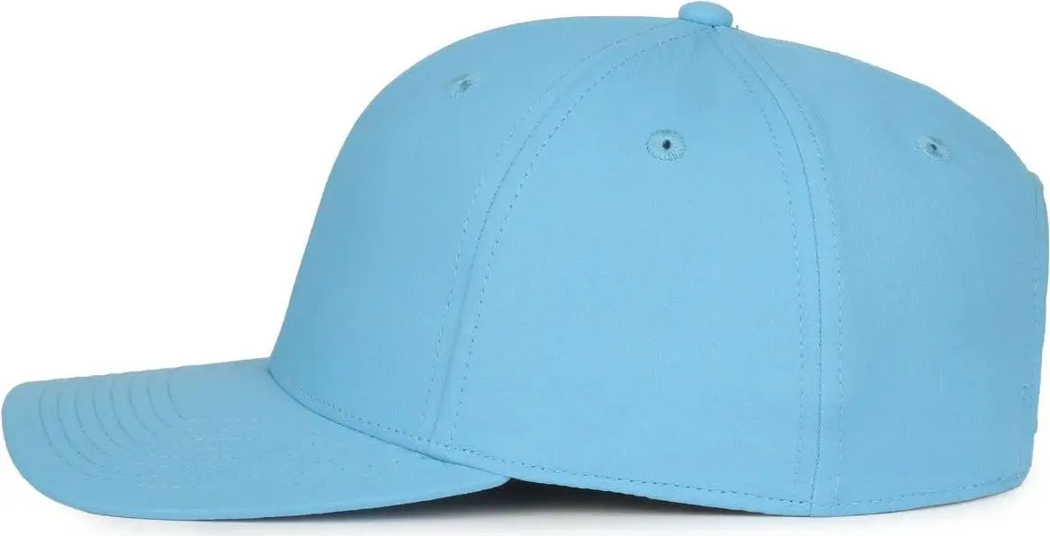 OC Sports OC871PF Solid Pro Crown Polyester Cap - Columbia Blue