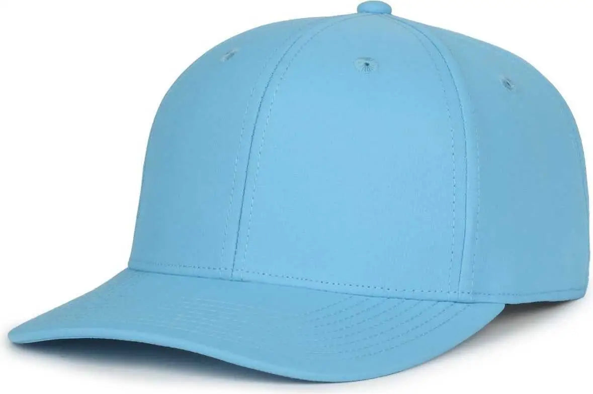 OC Sports OC871PF Solid Pro Crown Polyester Cap - Columbia Blue